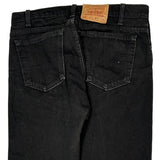 516 Levis Slim Fit Jeans - 33W 30L Black Cotton