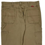 Wrangler Carpenter Pants - 36W 32L Khaki Cotton