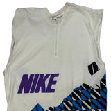 Cycling Nike Graphic Jersey - Large White Cotton