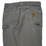 Carhartt Carpenter Trousers - 33W 32L Grey Cotton