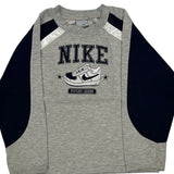 Age 7 Nike Graphic Long Sleeve T-Shirt - Small Navy Cotton