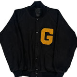 Letter G Unbranded College Varsity Jacket - XL Black Wool