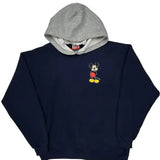 Mickey Mouse Mickey Inc Cartoon Hoodie - 2XL Navy Cotton