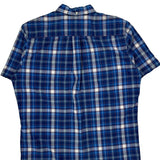 Tommy Hilfiger Checked Short Sleeve Shirt - Medium Blue Cotton