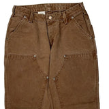 Carhartt Double Knee Carpenter Pants - 29W 31L Brown Cotton