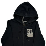 Polo Jeans Company Ralph Lauren Hoodie - Medium Black Cotton Blend