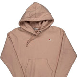 Reverse Weave Champion Hoodie - Small Pink Cotton