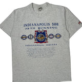 Single Stitch Indianapolis 500 Nutmeg Graphic T-Shirt - XL Gray Cotton