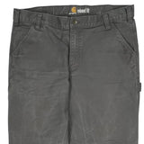 Carhartt Carpenter Trousers - 38W 32L Grey Cotton