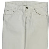 501 Levis Jeans - 32W 30L White Cotton