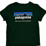 Save Our Home Planet Patagonia Graphic T-Shirt - Medium Green Cotton