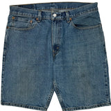 Levis Denim Shorts - 34W 10L Blue Denim