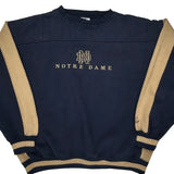 Notre Dame Midwest College Sweatshirt - XL Navy Polyester Blend