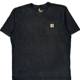 Carhartt T-Shirt - Large Black Cotton