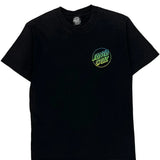 Skateboarding Santa Cruz T-Shirt - Small Black Cotton