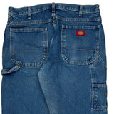 Dickies Carpenter Jeans - 32W 29L Blue Cotton