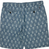 Tommy Hilfiger Chino Shorts - 36W 9L Blue Cotton