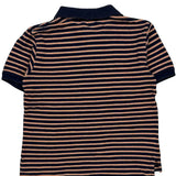 Age 5 Polo By Ralph Lauren Striped Polo Shirt - XS Navy Cotton