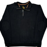 Carhartt 1/4 Zip - 2XL Black Cotton