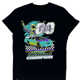 1991 National Champion Unbranded Single Stitch T-Shirt - Medium Black Cotton