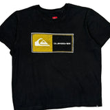 Quiksilver Graphic T-Shirt - XL Black Cotton