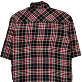 Dickies Checked Flannel Shirt - Medium Black Cotton
