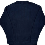 Chaps Ralph Lauren Herringbone Sweater - Large Navy Cotton