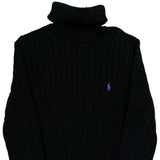 Ralph Lauren Sweater - Large Black Cotton