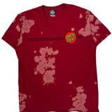 Santa Cruz Tie-Dye T-Shirt - Large Red Cotton