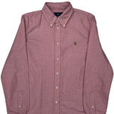 Ralph Lauren Shirt - Large Red Cotton