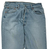 501 Levis Jeans - 30W 30L Light Wash Denim