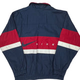 Swoosh Nike Windbreaker - Small White Nylon