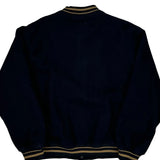 Yarra Trail Varsity Jacket - 2XL Black Wool Blend