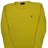 Polo By Ralph Lauren Sweater - XL Yellow Cotton