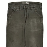 Carhartt Carpenter Pants - 33W 34L Gray Cotton