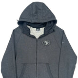 San Francisco 49Ers Nike Nfl Hoodie - XL Gray Cotton Blend
