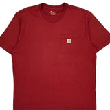 Carhartt T-Shirt - XL Red Cotton
