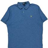 Polo By Ralph Lauren Polo Shirt - Large Blue Cotton
