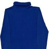 Harley Davidson Roll Neck Sweater - Medium Blue Cotton