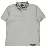 True Religion Polo Shirt - Medium White Cotton