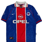 Paris Saint-Germain Nike 1996-97 Home Soccer Jersey - Large Blue Polyester