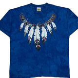 Ragtops Single Stitch T-Shirt - Large Blue Cotton