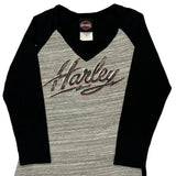 Baton Rouge Harley-Davidson Harley Davidson Long Sleeve T-Shirt - Small Black Cotton