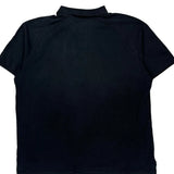 Polo By Ralph Lauren Graphic Polo Shirt - 2XL Black Cotton