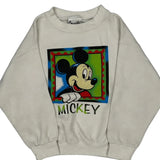 Age 6, Made In USA, Mickey Mouse Disney Cartoon Sweatshirt - Small Multicoloured Cotton