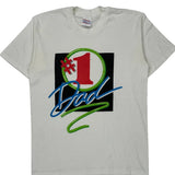 Tennessee River Graphic T-Shirt - Large White Cotton