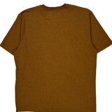 Carhartt T-Shirt - Large Brown Cotton