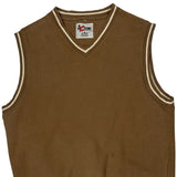 Chase Authentics Sweater Vest - Medium Brown Cotton