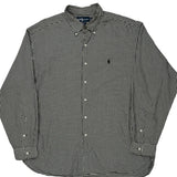 Ralph Lauren Checked Shirt - XL Black & White Cotton