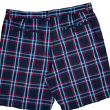 Tommy Hilfiger Checked Chino Shorts - 36W 10L Blue Cotton